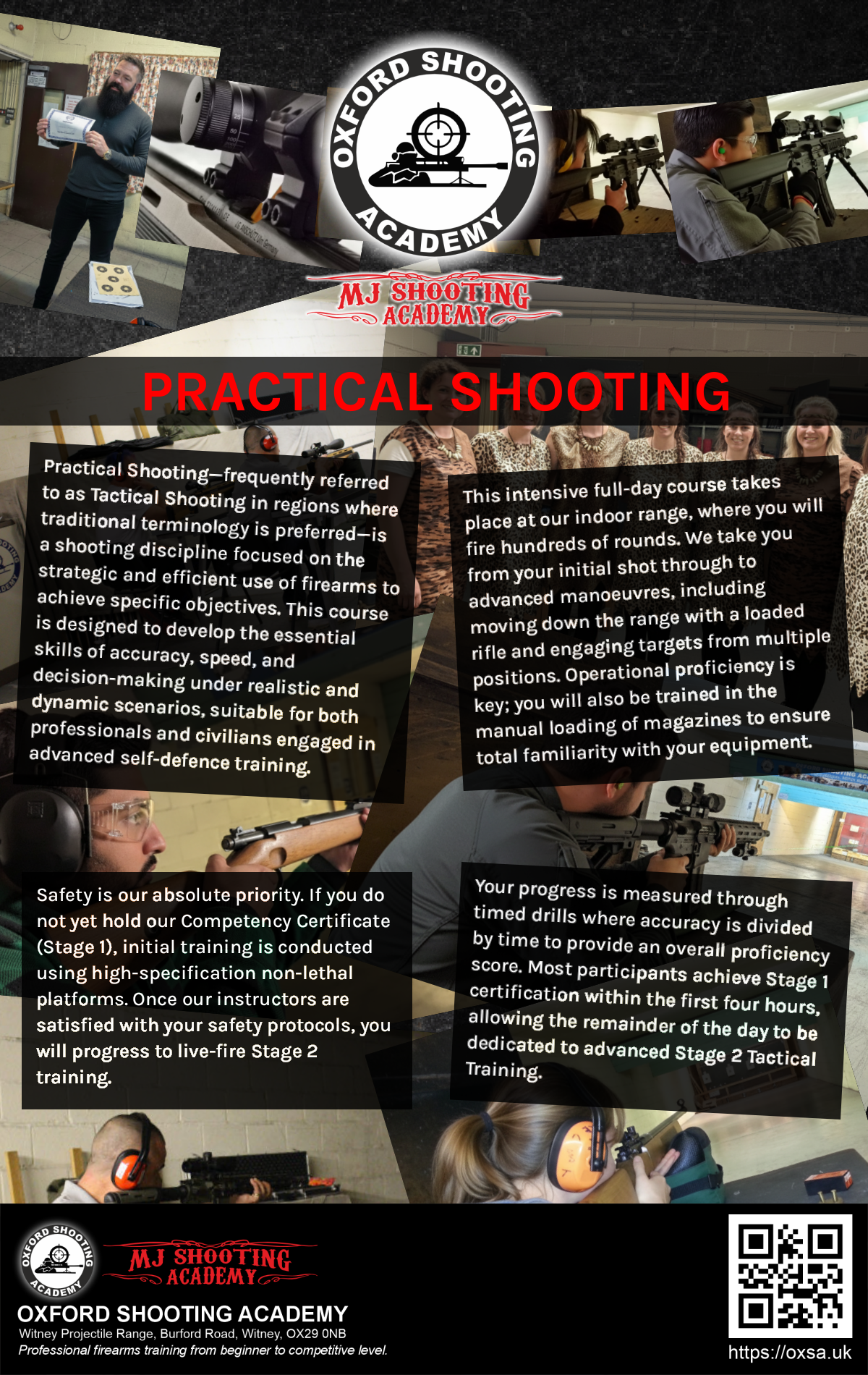 Precision shooting session focusing on firearm safety and handling