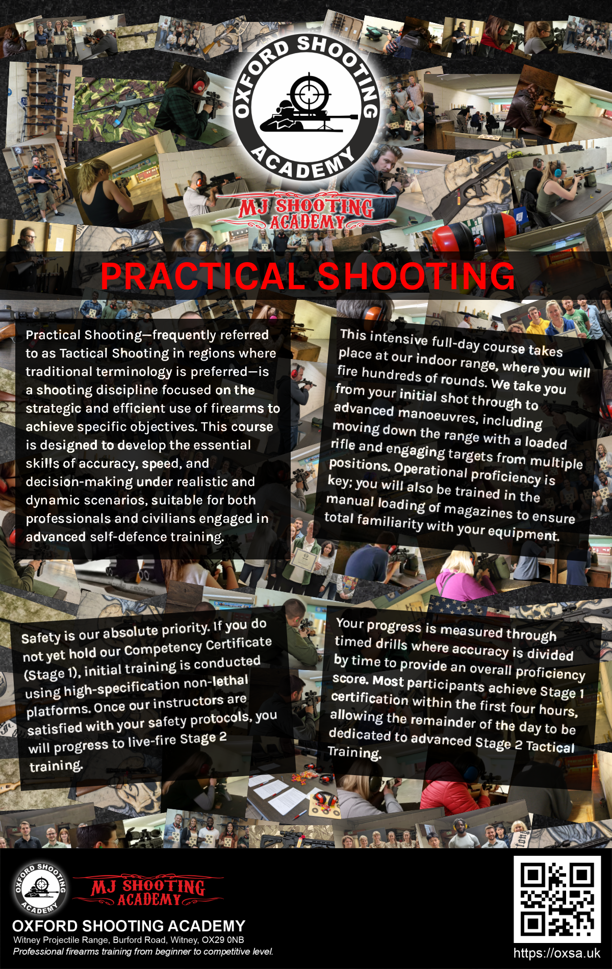 Precision shooting session focusing on firearm safety and handling