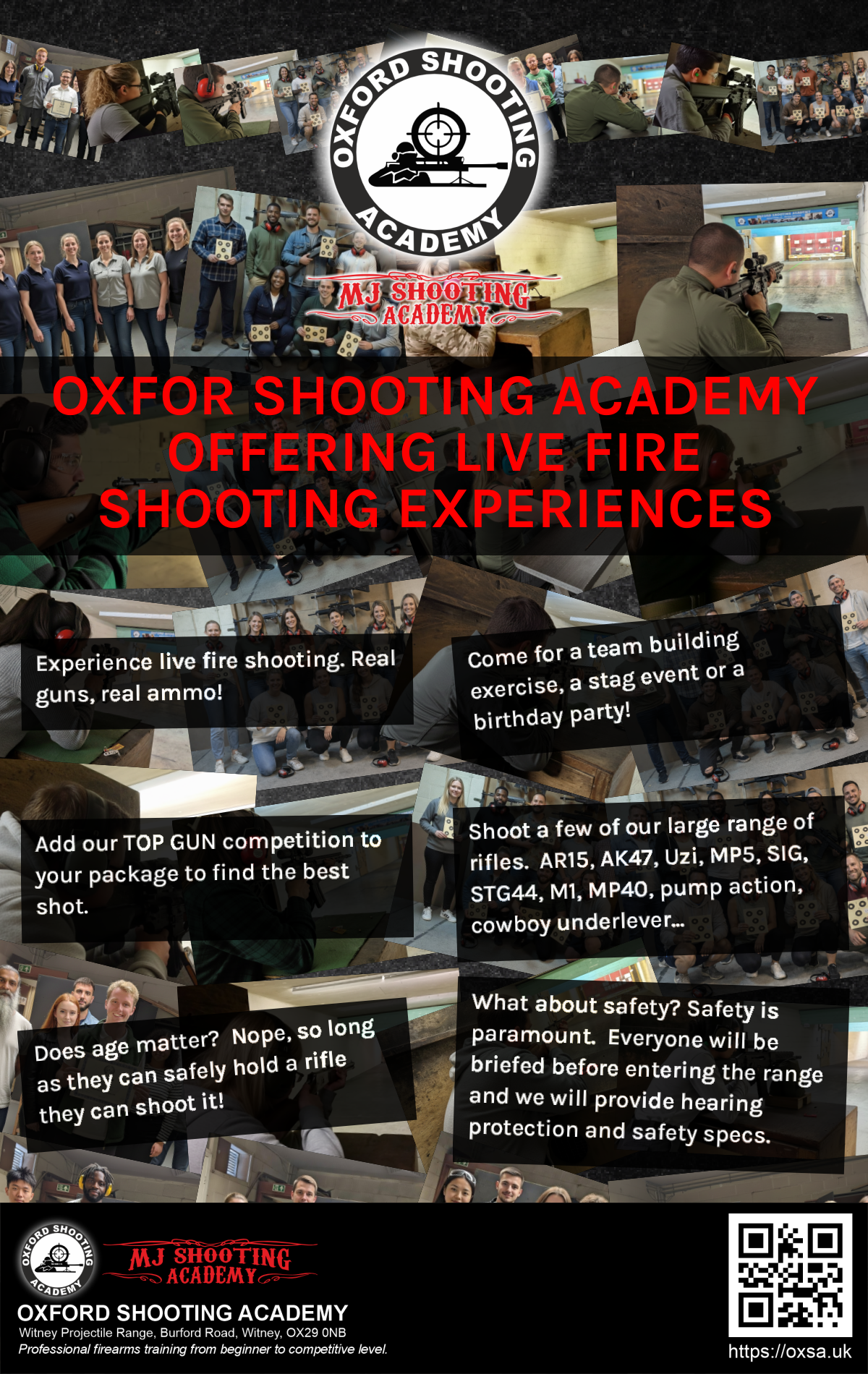 Precision shooting session focusing on firearm safety and handling