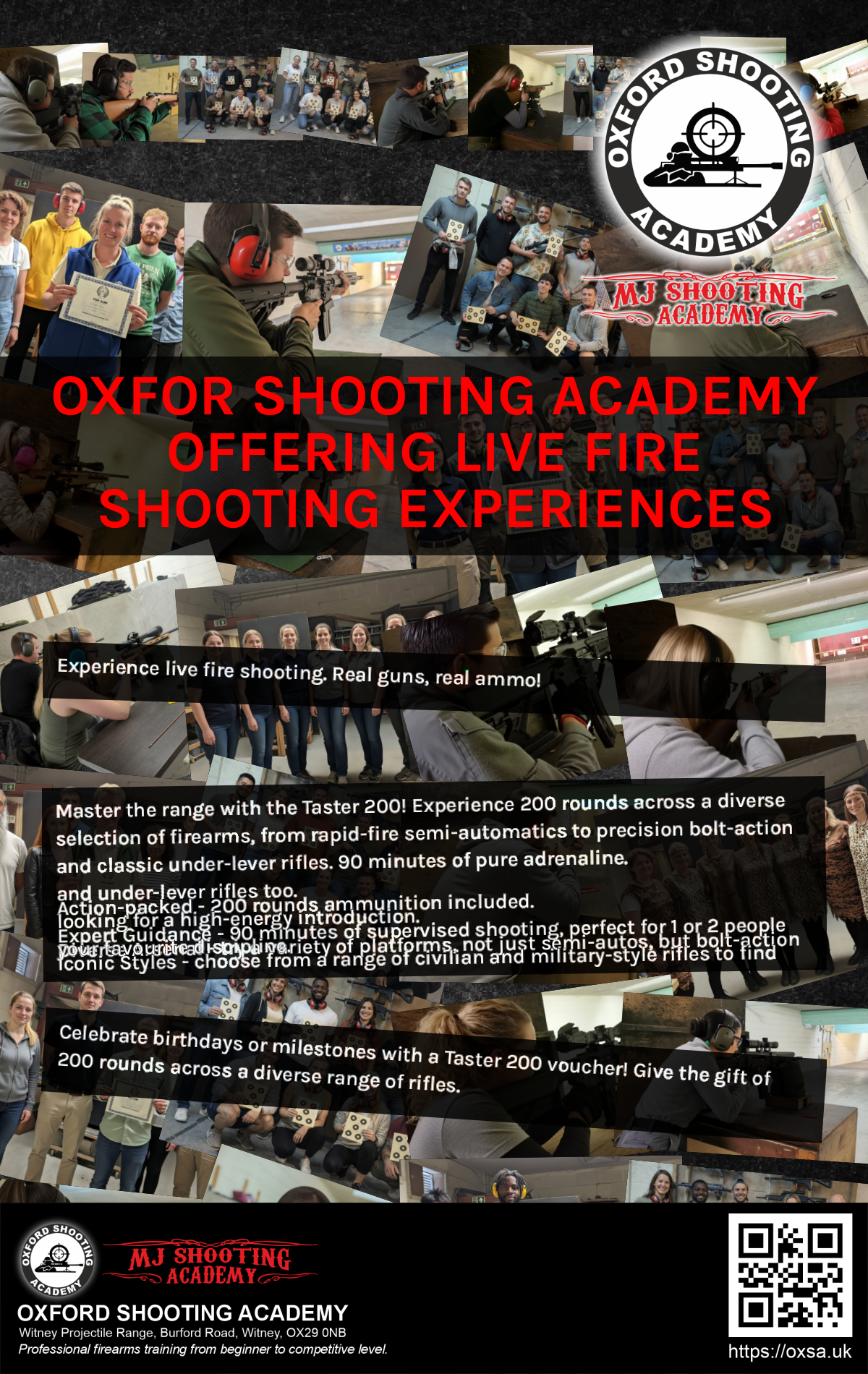 Precision shooting session focusing on firearm safety and handling