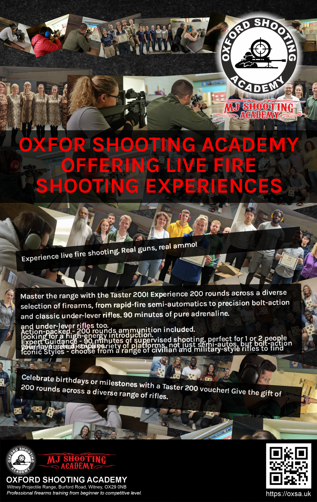 Live fire training for skill development and training