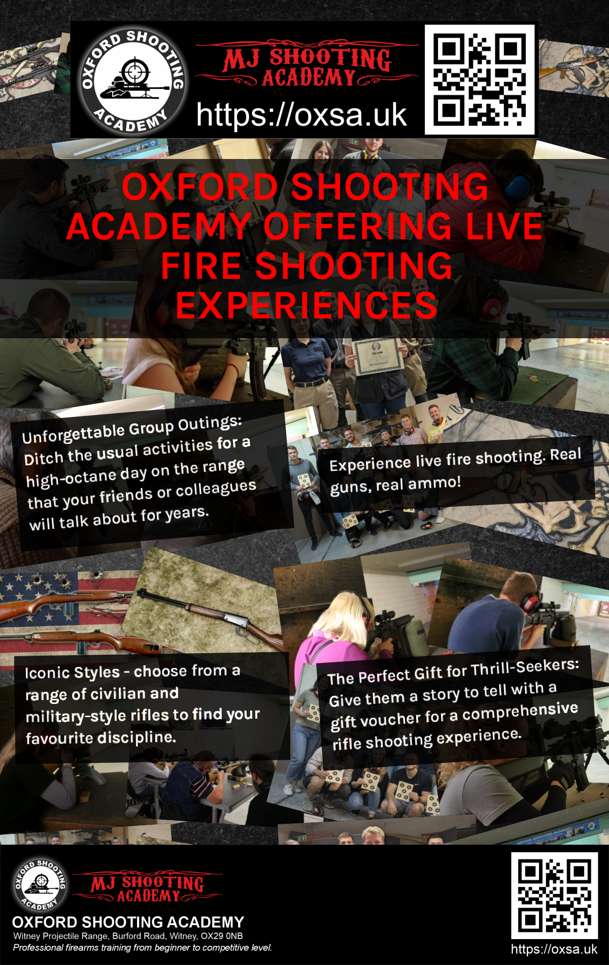 Sporting gun experience under supervised range conditions