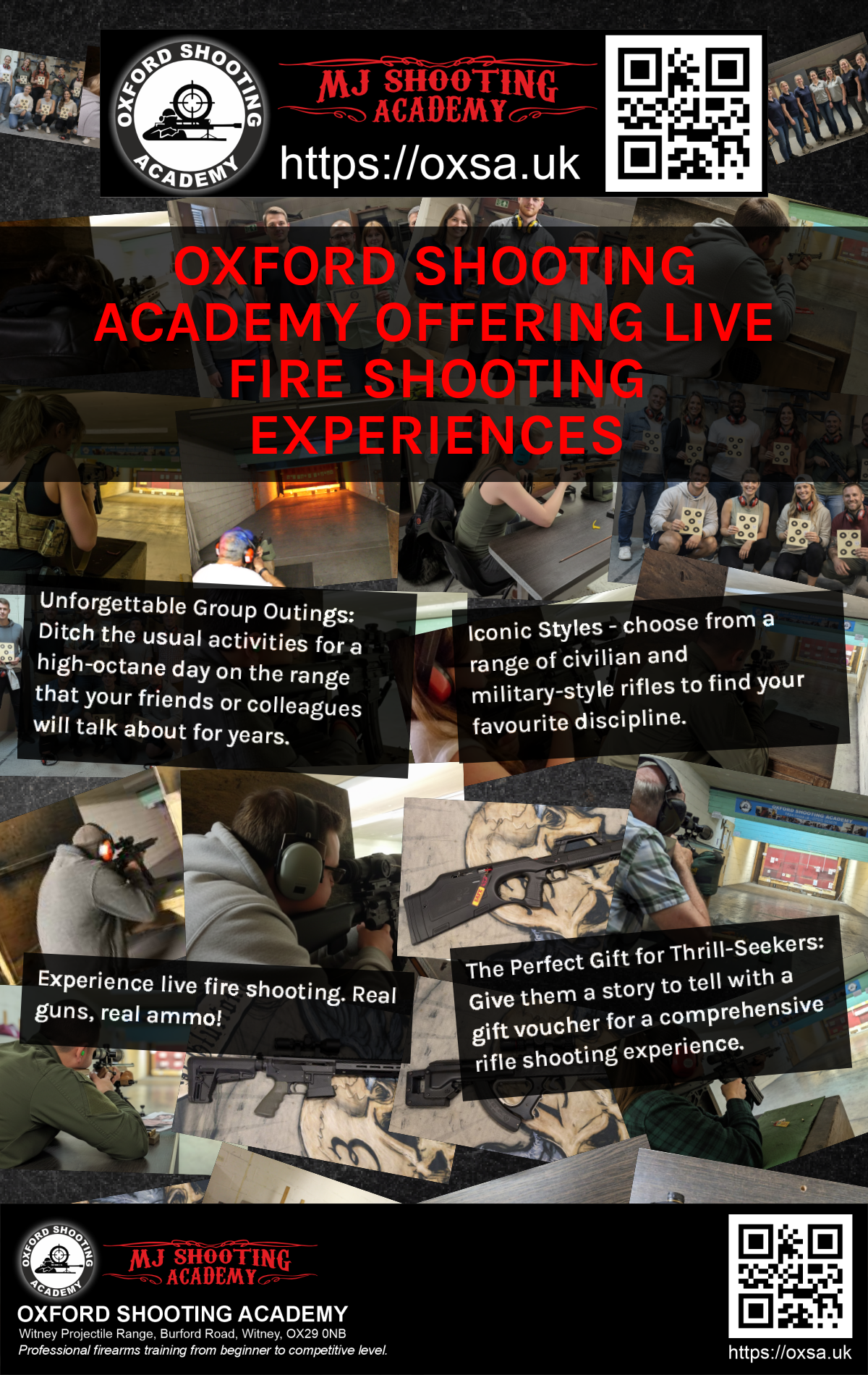 Sporting gun experience under supervised range conditions