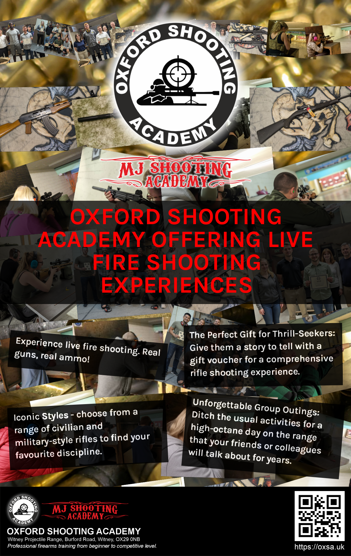 Target practice activity designed for corporate and group events