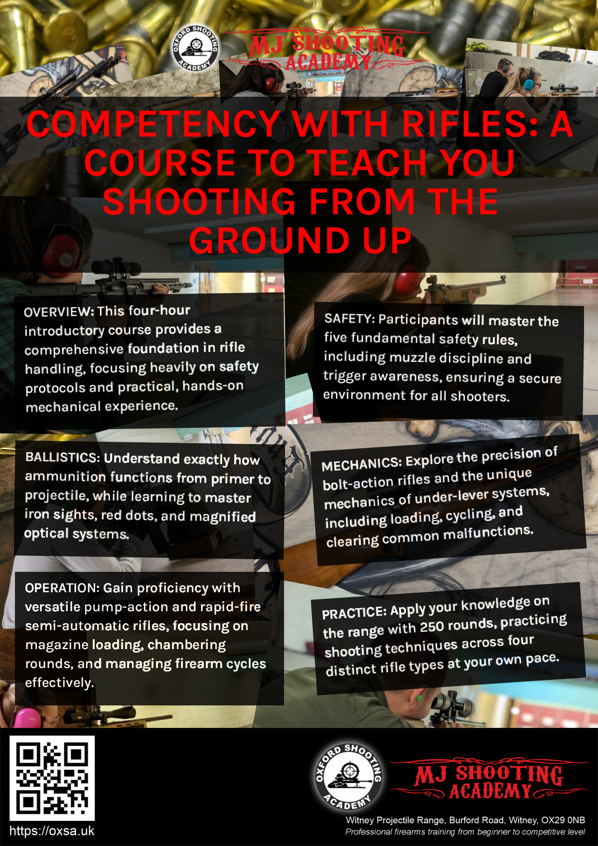 Precision shooting session focusing on firearm safety and handling