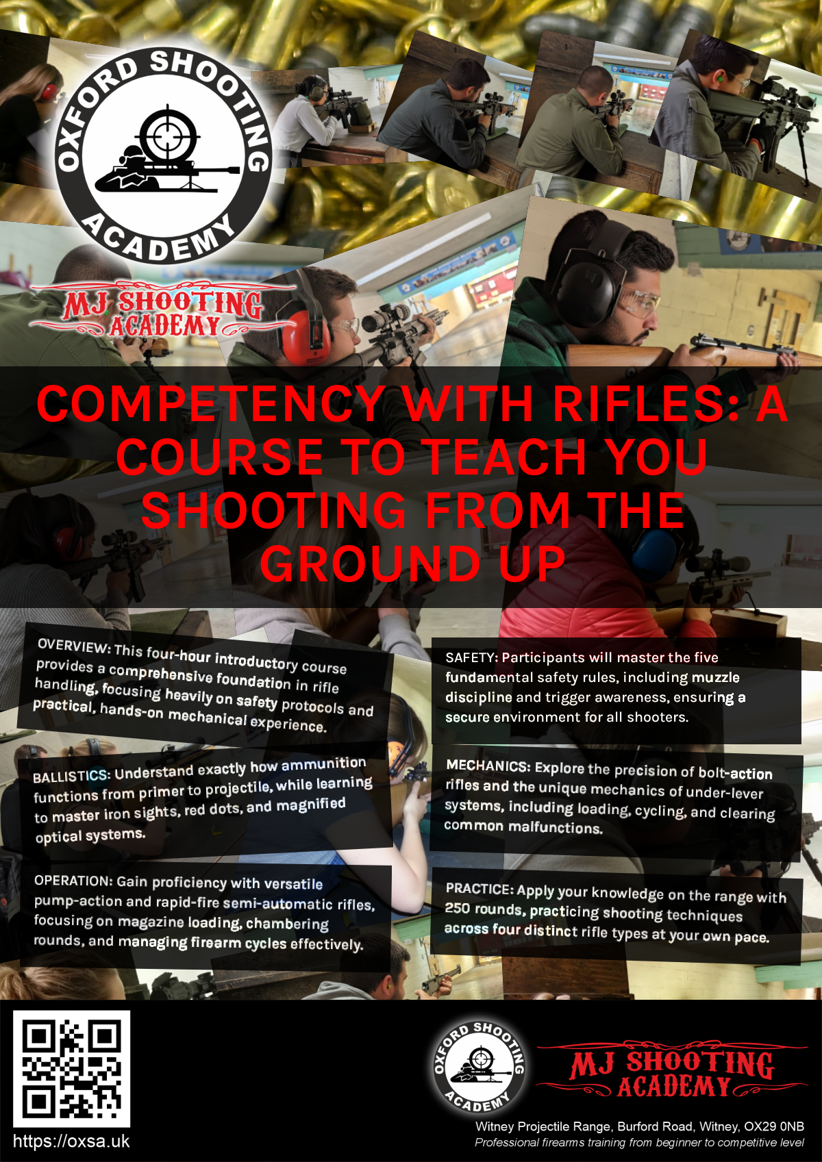 Precision shooting session focusing on firearm safety and handling