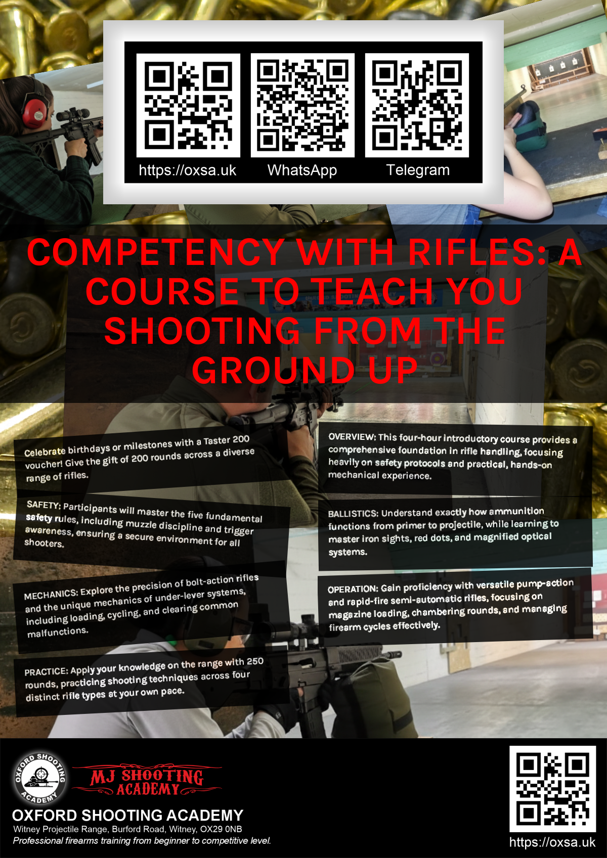 Precision shooting session focusing on firearm safety and handling