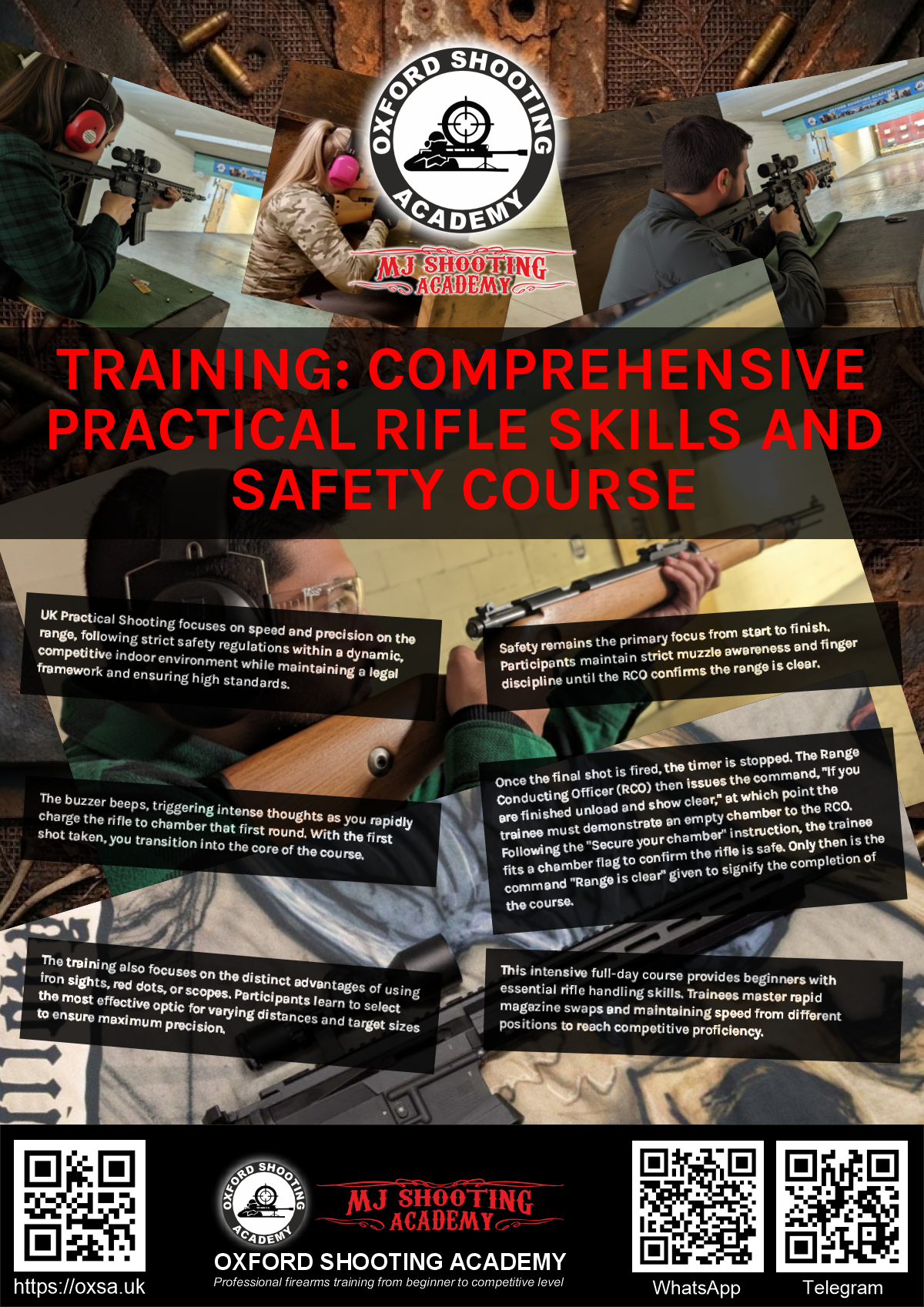 Indoor range shooting providing a unique experience day