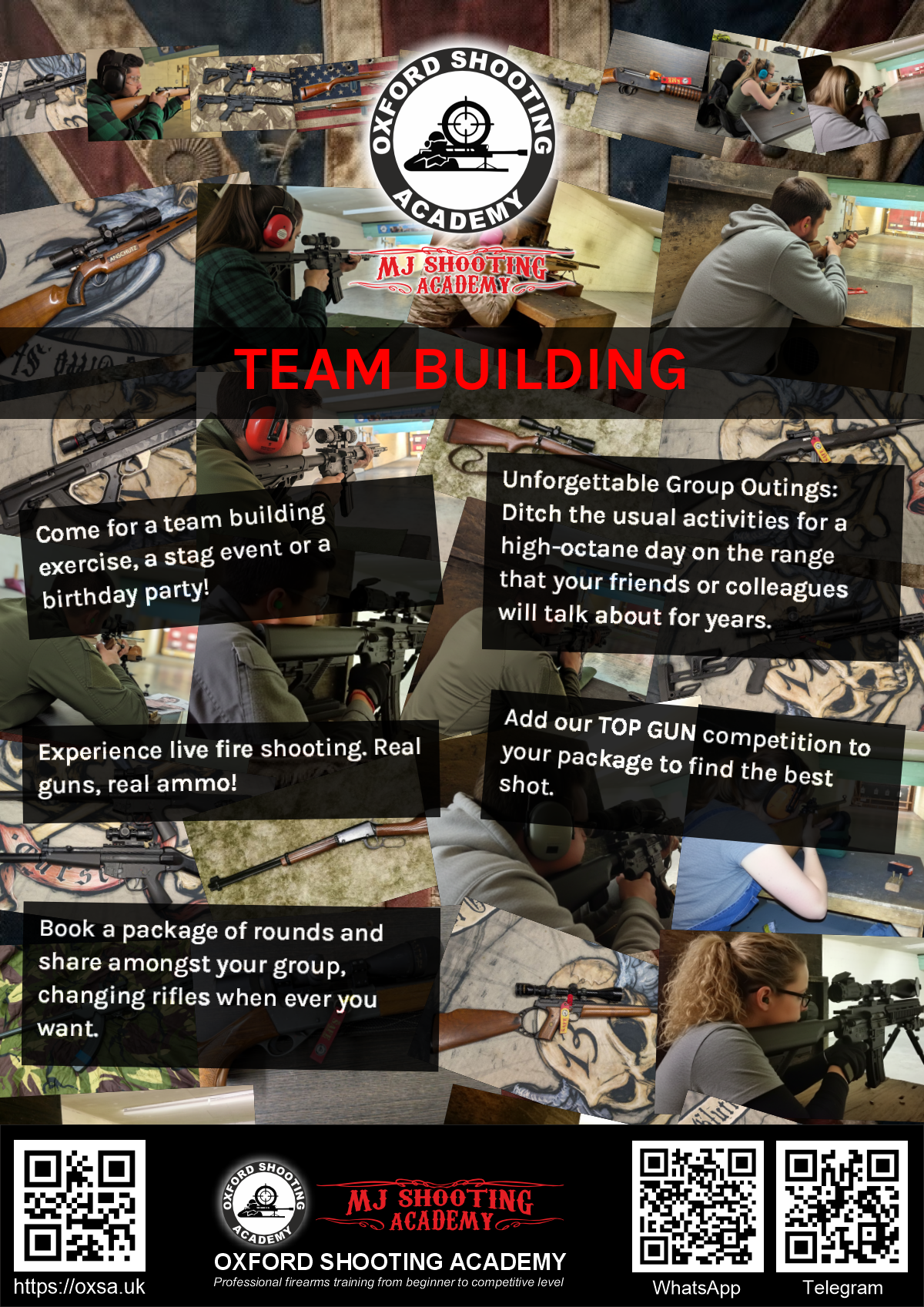 Sporting gun experience under supervised range conditions