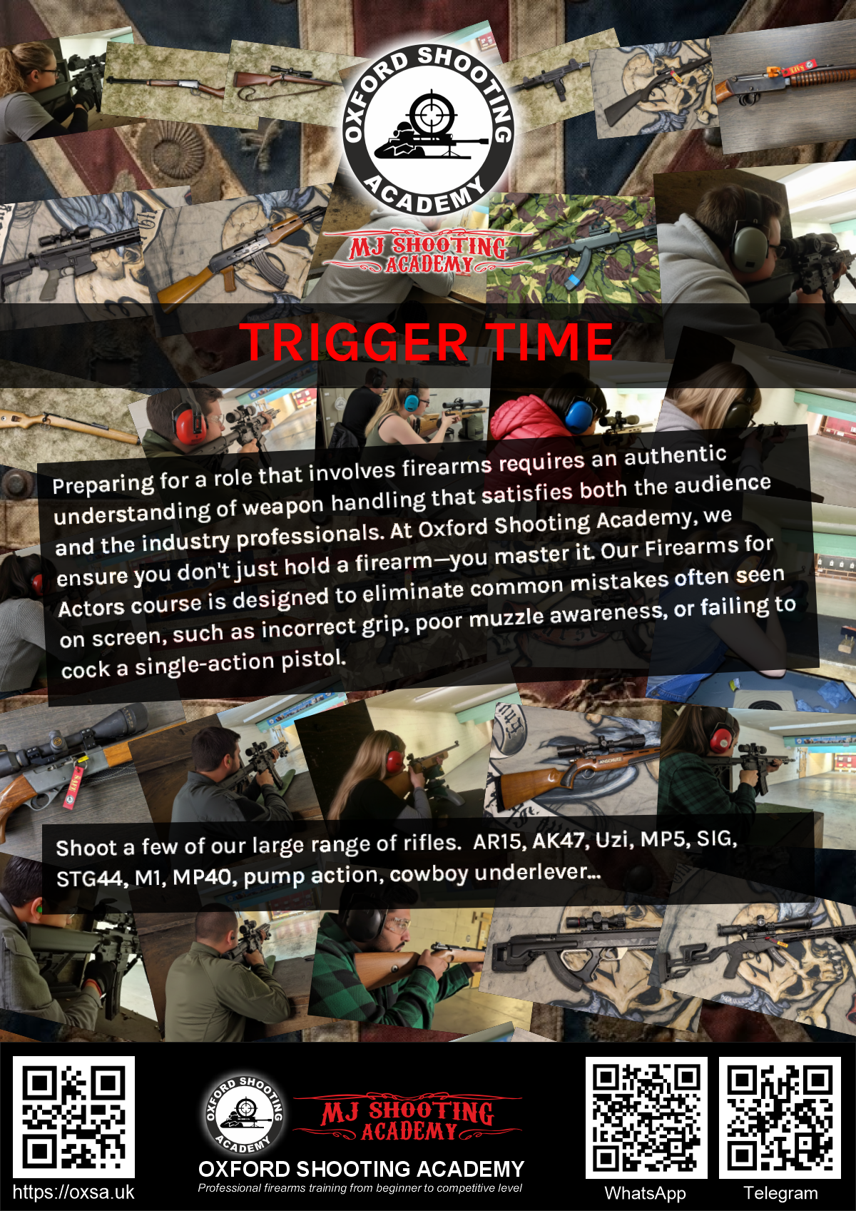 Target practice activity designed for corporate and group events