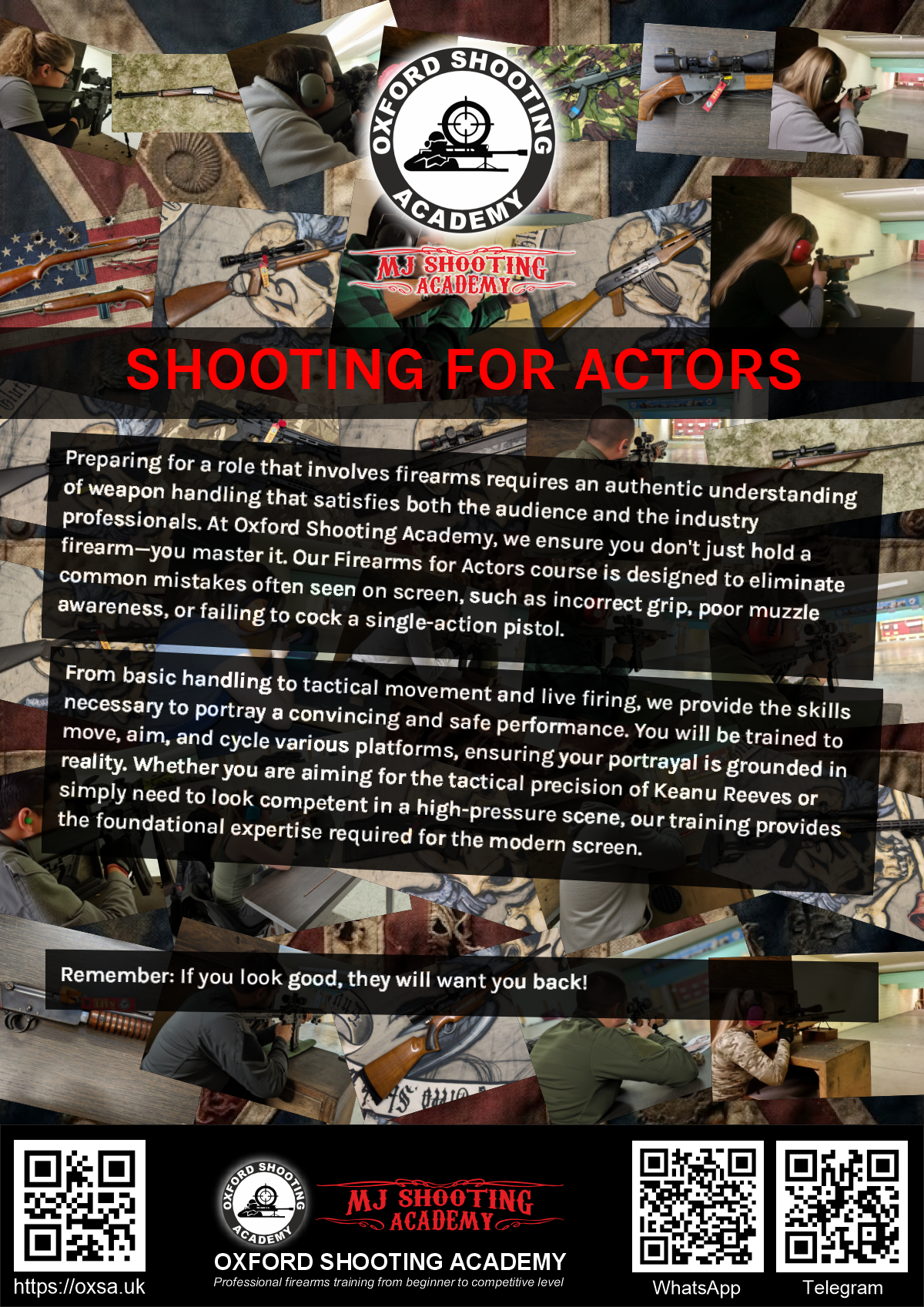 Live fire training for skill development and training