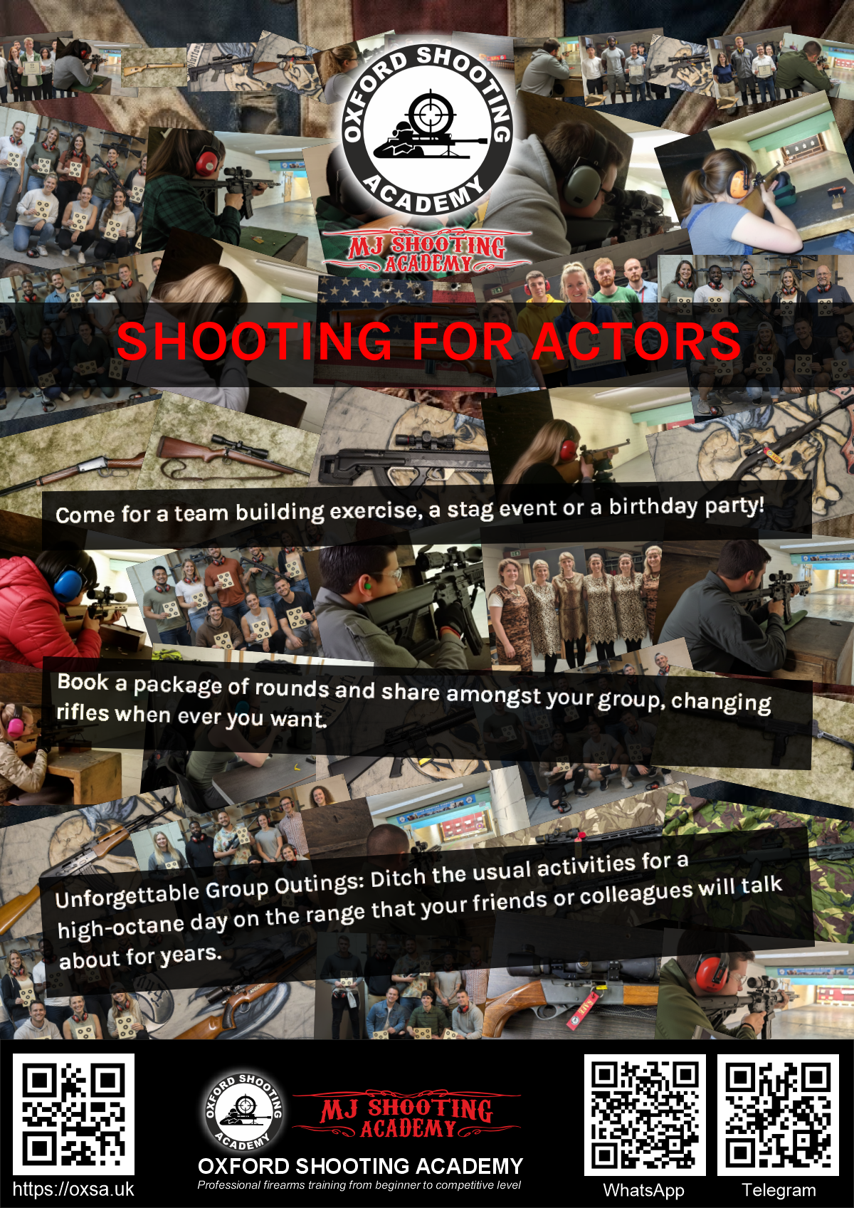 Sporting gun experience under supervised range conditions