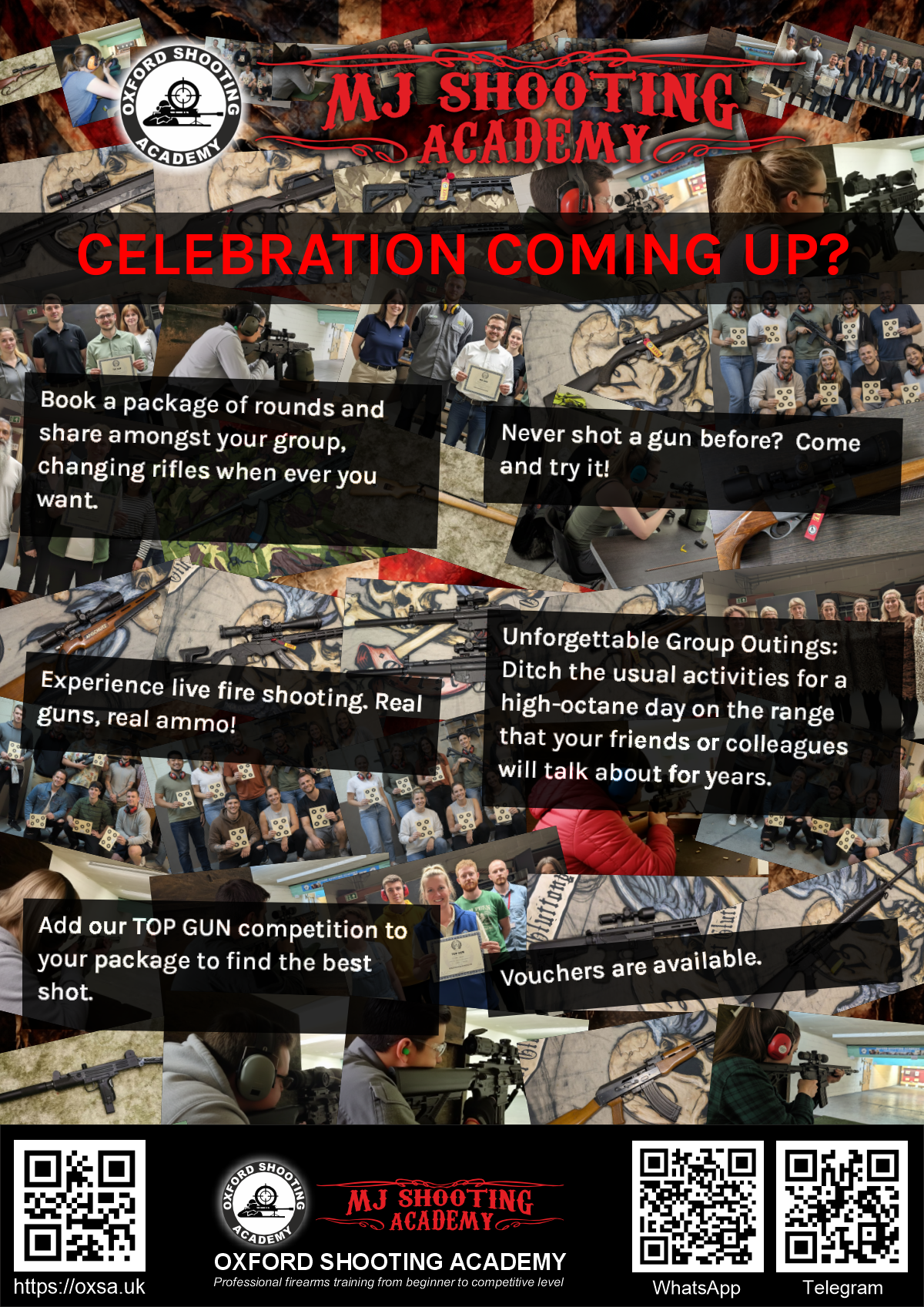 Historic rifle display with expert safety instruction