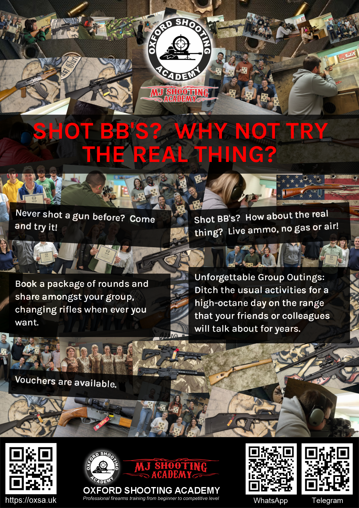 Sporting gun experience under supervised range conditions