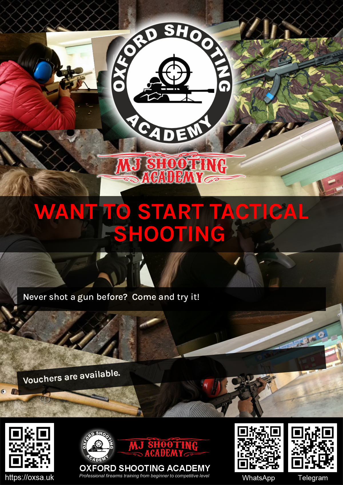 Tactical shooting drill for beginners and enthusiasts