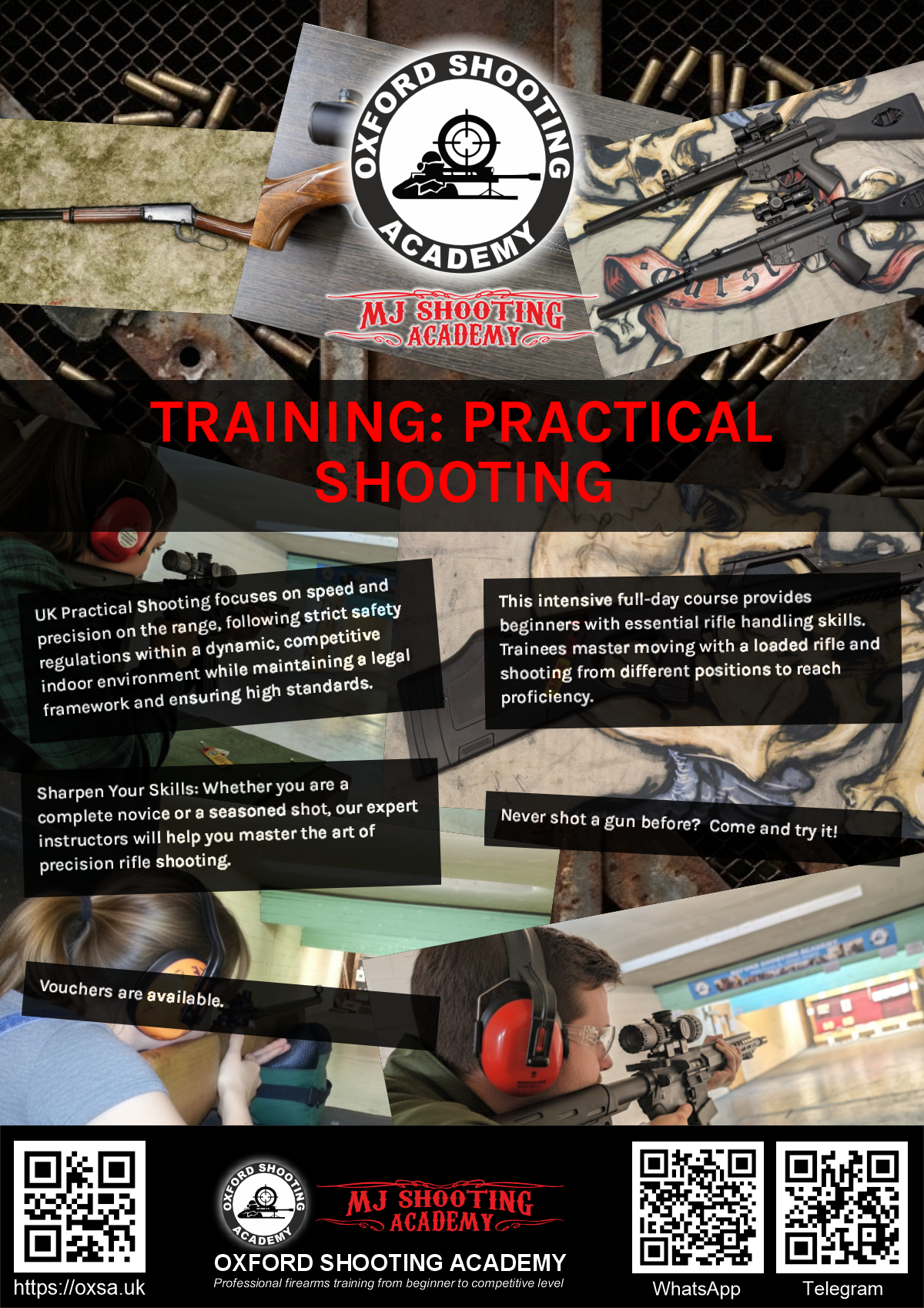 Sporting gun experience under supervised range conditions