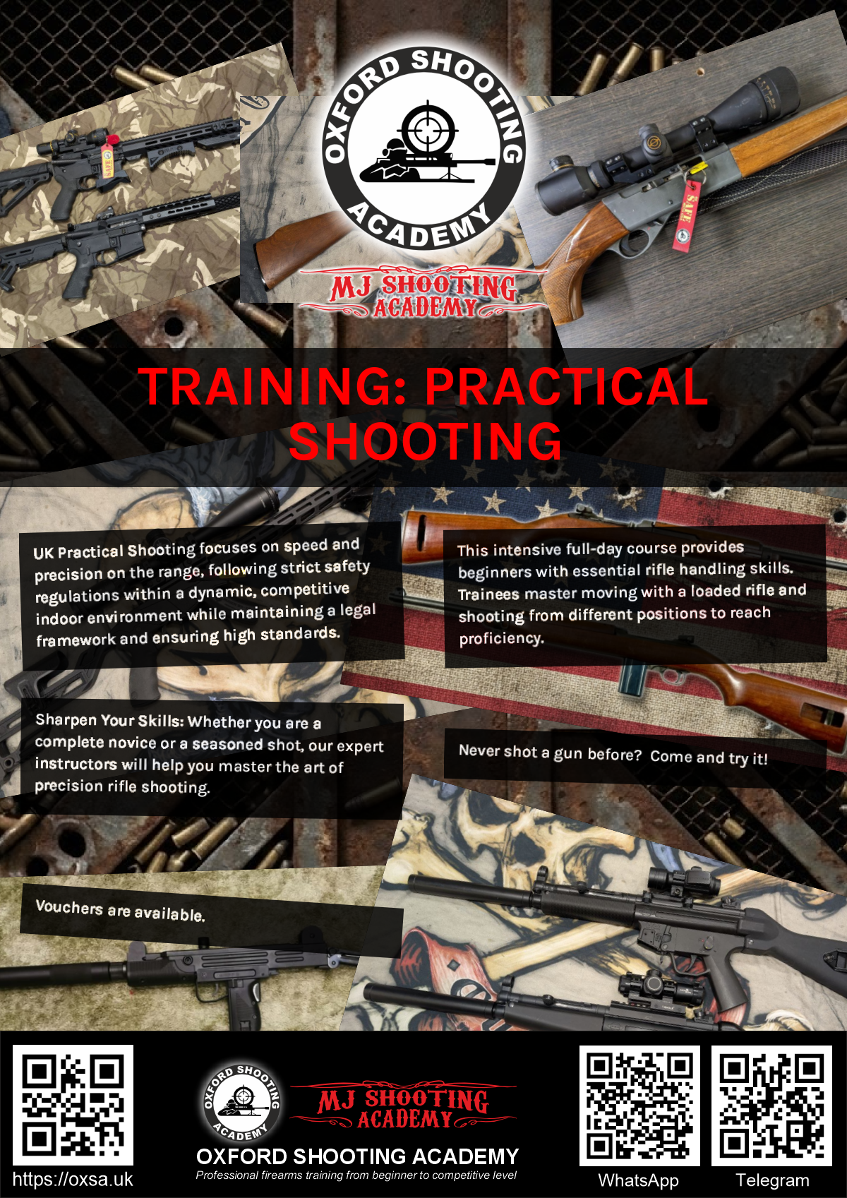 Indoor range shooting providing a unique experience day
