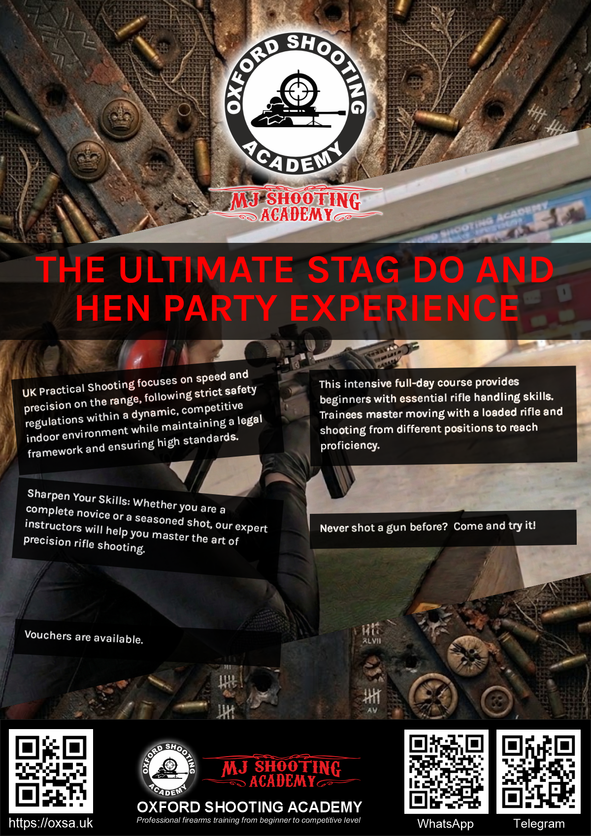 Historic rifle display with expert safety instruction