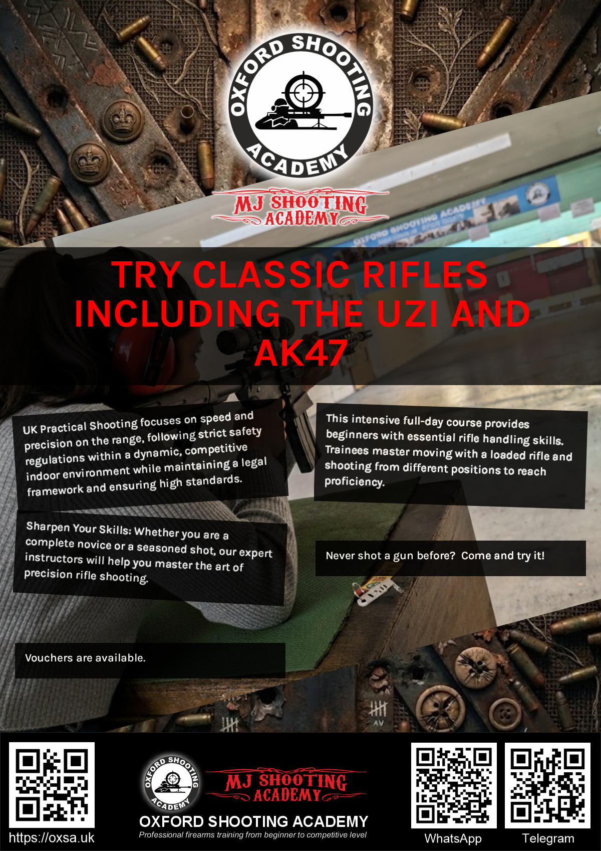 Tactical shooting drill for beginners and enthusiasts