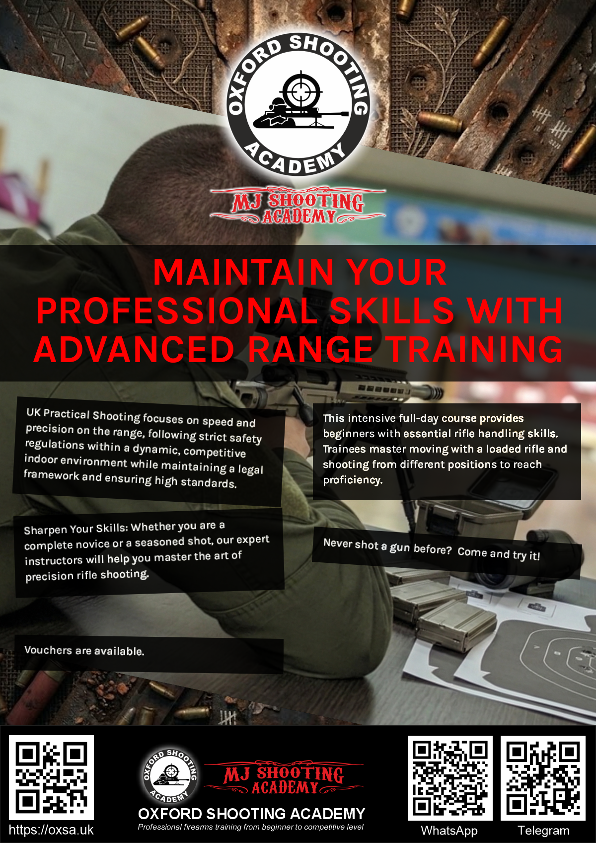 Tactical shooting drill for beginners and enthusiasts