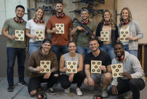 Target practice activity designed for corporate and group events