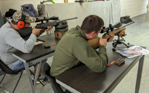 Professional shooting experience at a professional shooting range