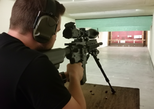 Indoor range shooting providing a unique experience day