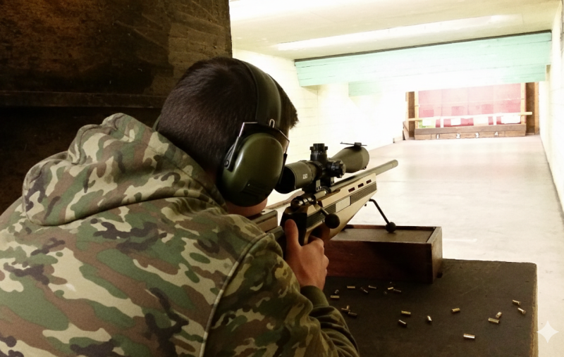 Indoor range shooting providing a unique experience day