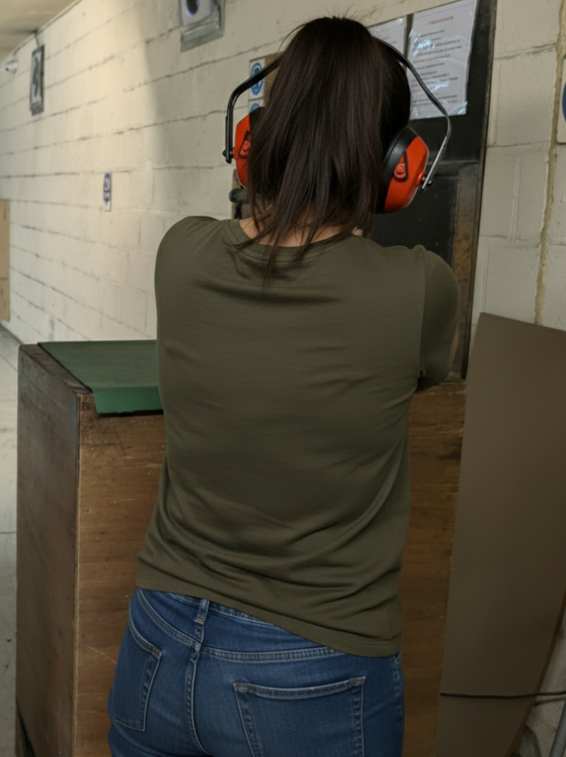Professional shooting experience at a professional shooting range