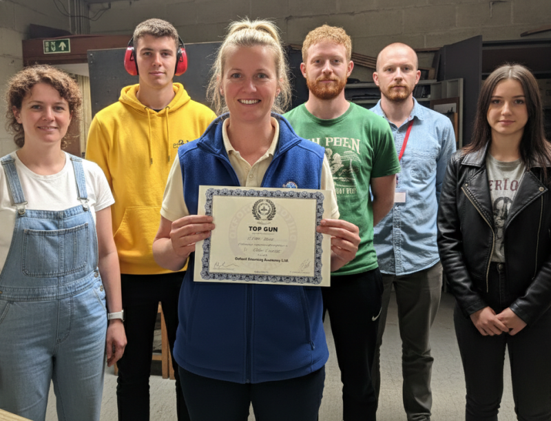 Sporting gun experience under supervised range conditions