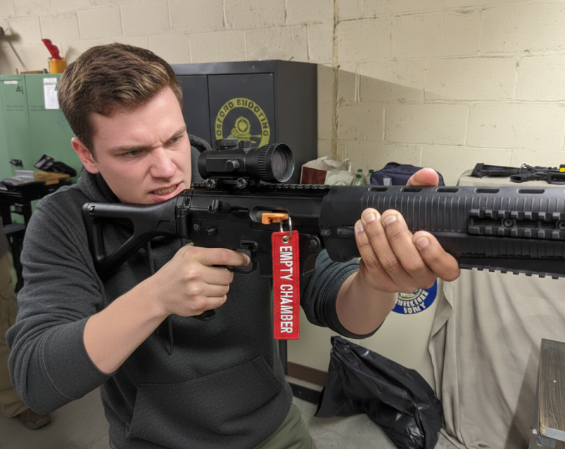 Tactical shooting drill for beginners and enthusiasts