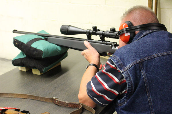 Professional shooting experience at a professional shooting range