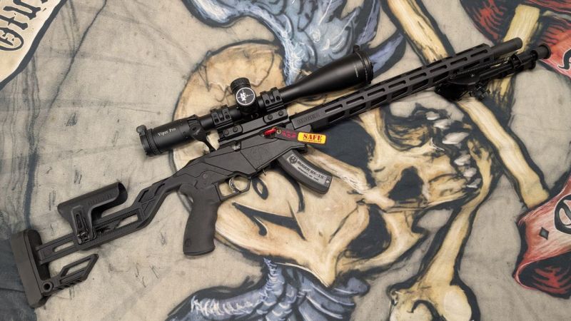 Firearms training session using various sporting firearms