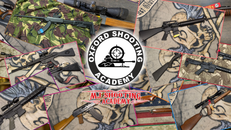 Historic rifle display with expert safety instruction